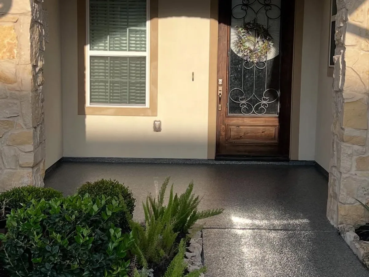 Epoxy garage floor coating in a Humble or Atascocita, TX home