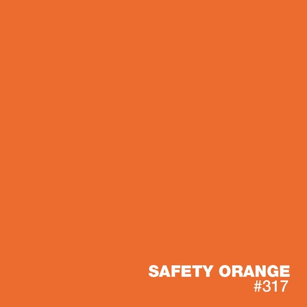 Safety Orange #317 solid color epoxy floor