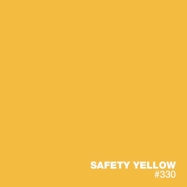 Safety Yellow #330 solid color epoxy floor