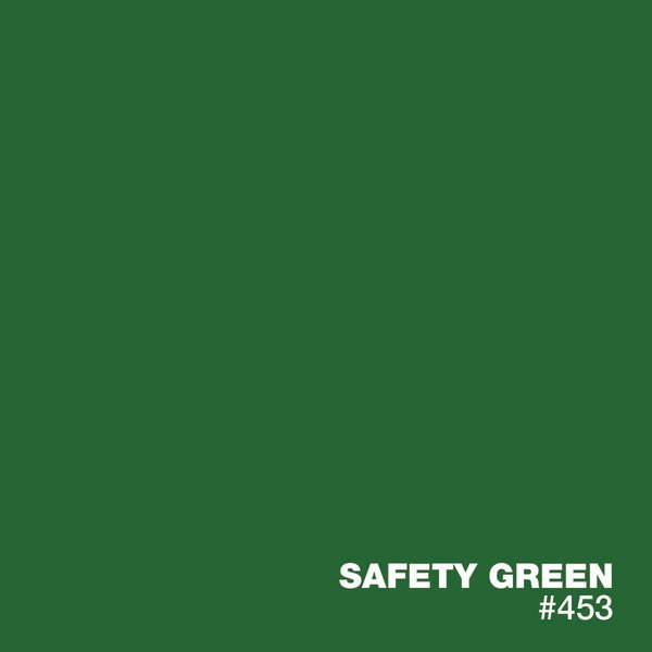 Safety Green #453 solid color epoxy floor