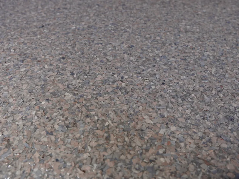 Premium marble flake floor